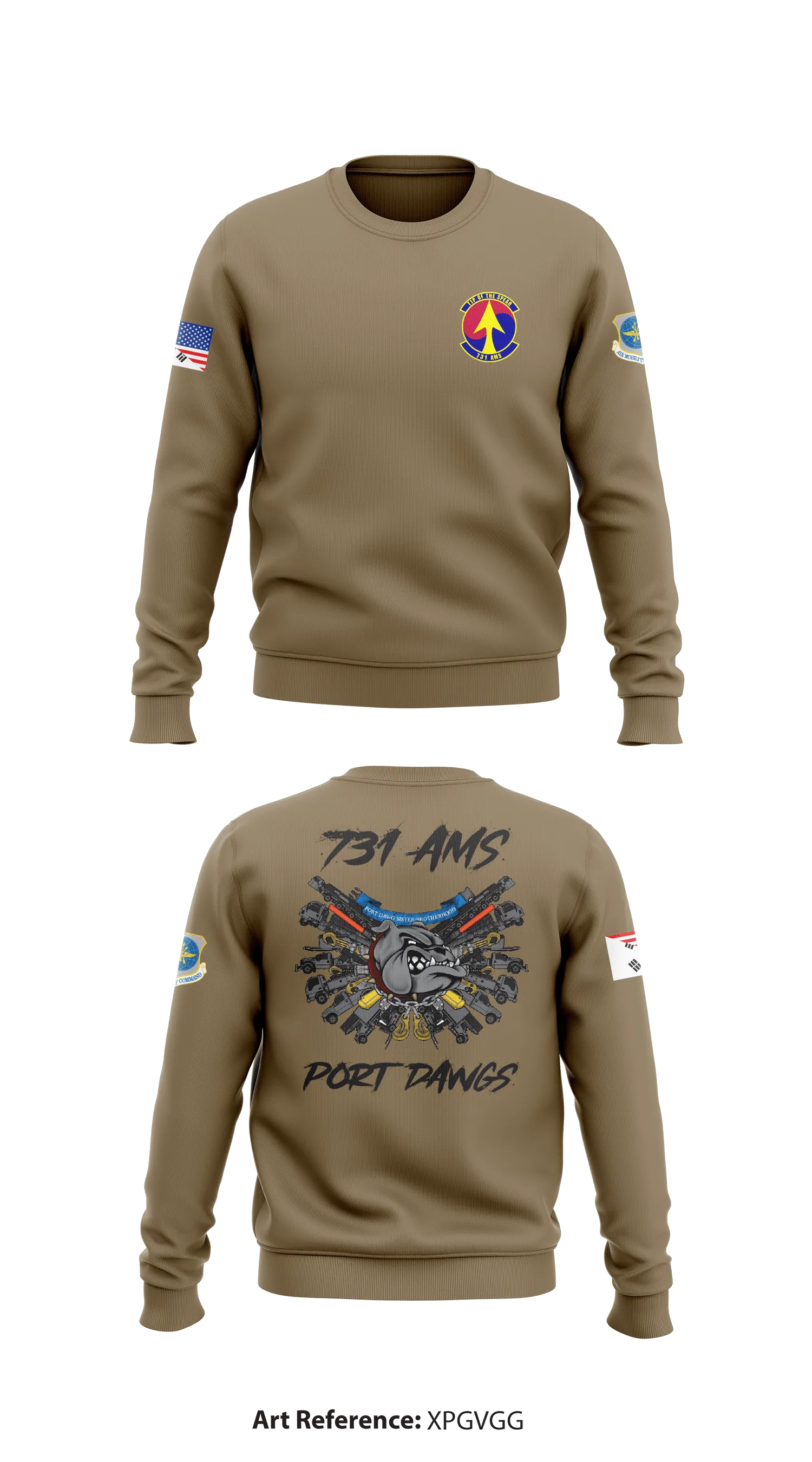 731 AMS Store 1 Core Men's Crewneck Performance Sweatshirt - XpgvgG