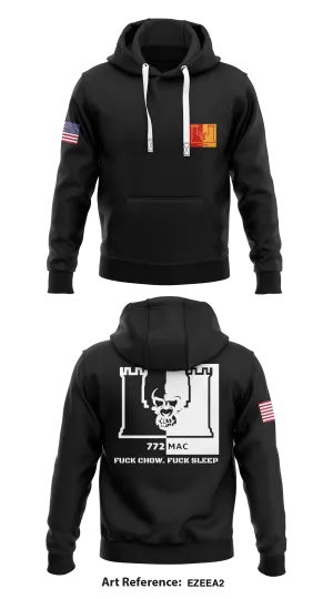 772nd engineer company  Core Men's Hooded Performance Sweatshirt - ezeea2