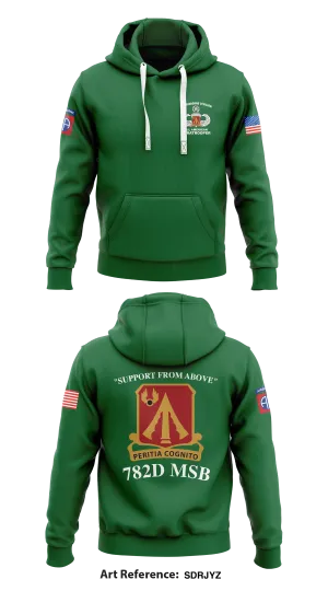 782nd MSB   Core Men's Hooded Performance Sweatshirt - SDRJyZ