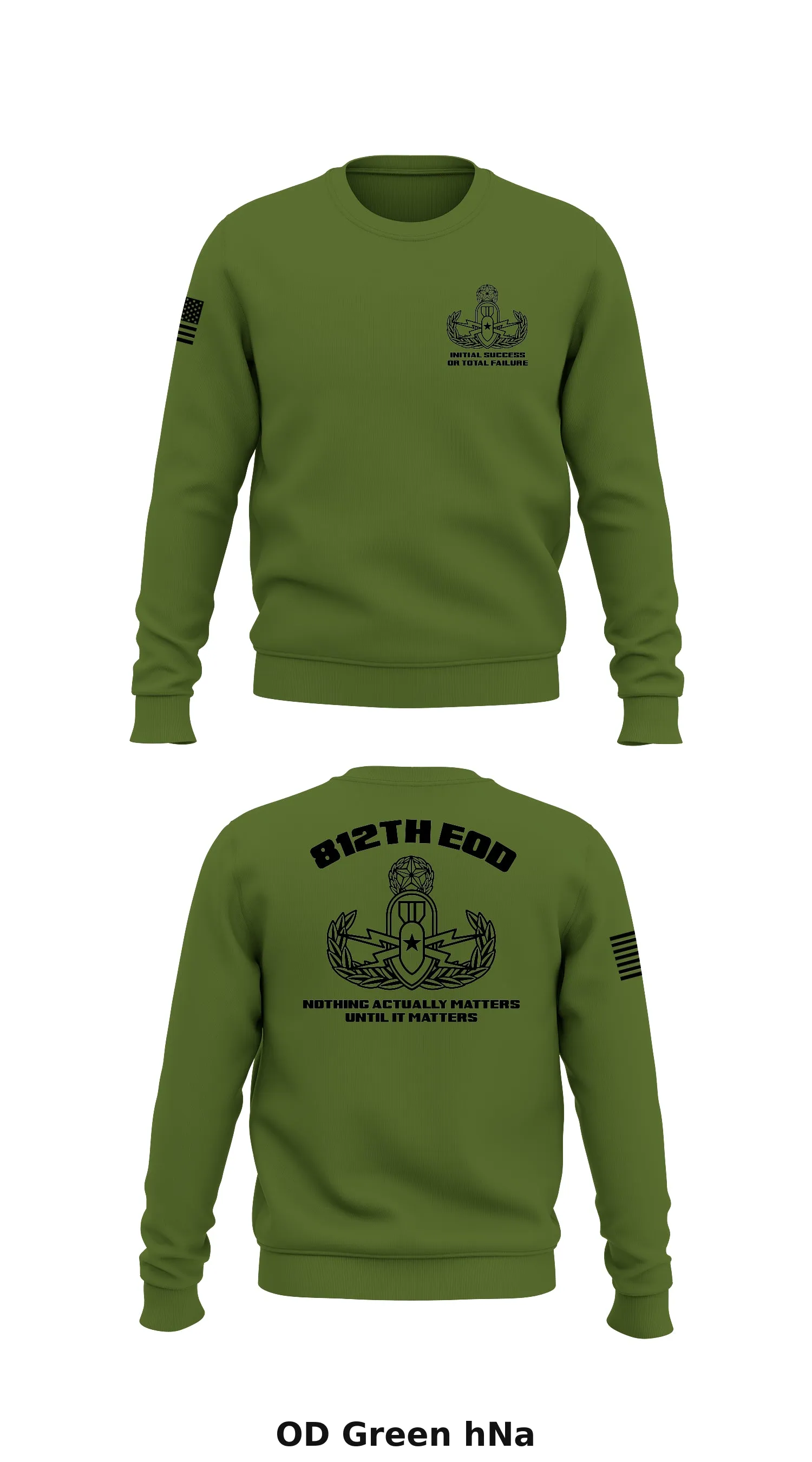 812th EOD Store 1 Core Men's Crewneck Performance Sweatshirt - hNa