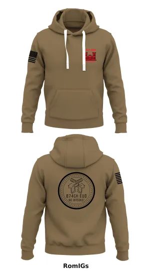 874th EUD Store 1  Core Men's Hooded Performance Sweatshirt - RomIGs