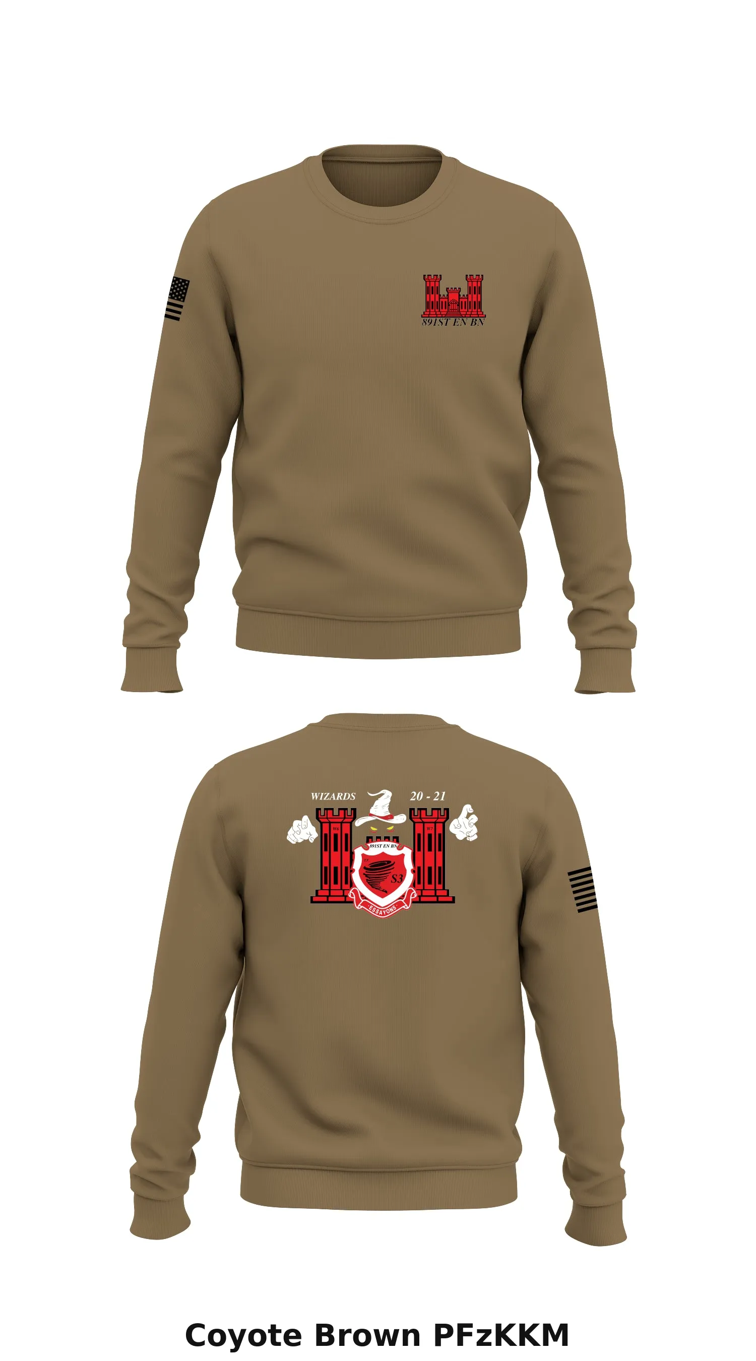 891 Store 1 Core Men's Crewneck Performance Sweatshirt - PFzKKM