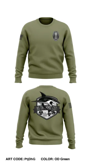 95th WMD CST Store 1 Core Men's Crewneck Performance Sweatshirt - PtjDhG