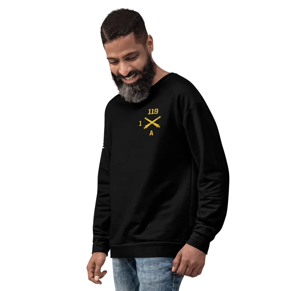 A Battery, 1/119 FAB Store 1 Premium Core Men's Crewneck Performance Sweatshirt - aFB5mw