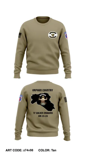 A co 2-14 3rd platoon Core Men's Crewneck Performance Sweatshirt - z74v98