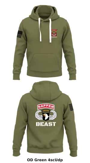 A CO 2 BSTB 2 BCT 11 ABN DIV (AASLT) Store 1  Core Men's Hooded Performance Sweatshirt - 4scUdp
