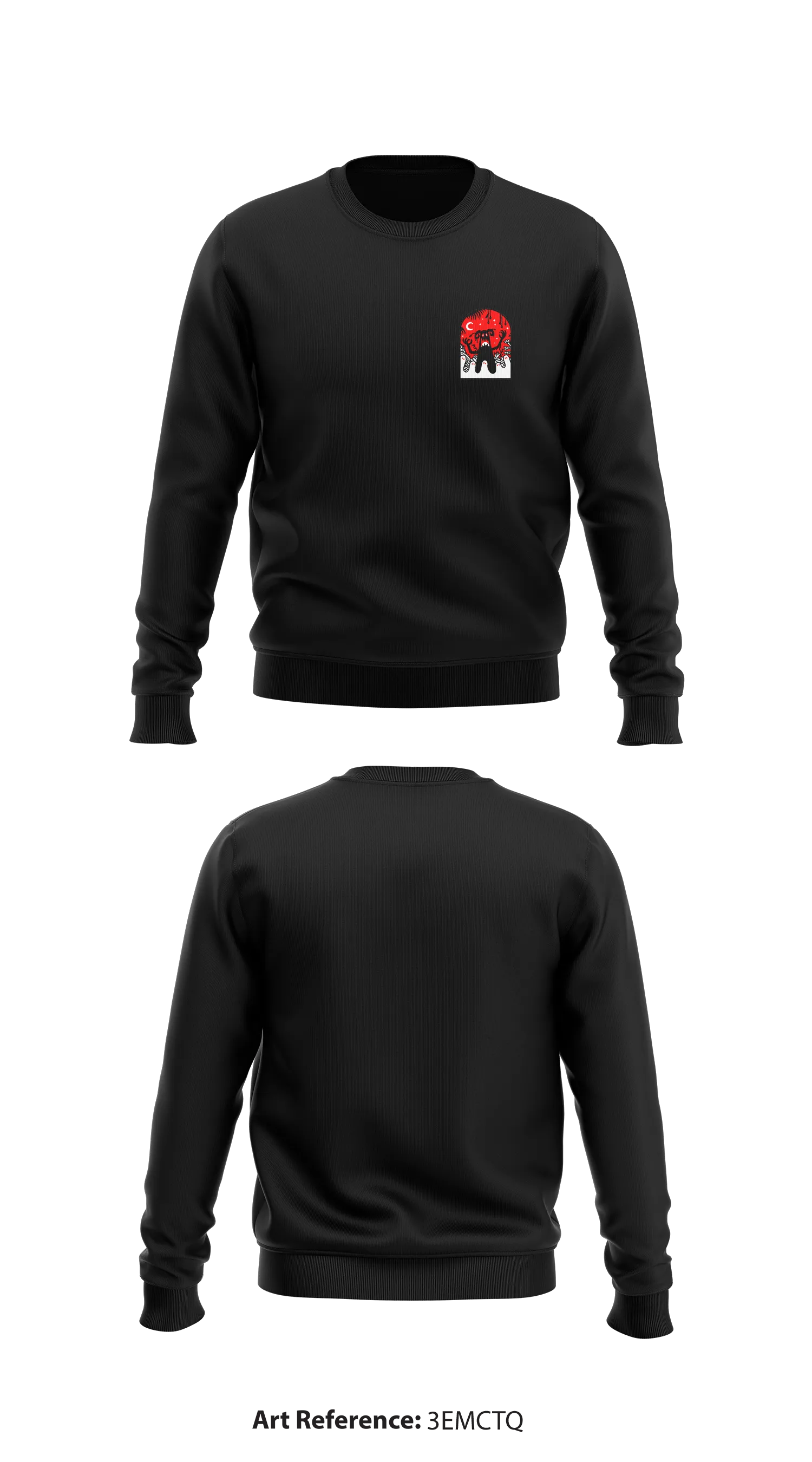 A/1 POB (A) Store 1 Core Men's Crewneck Performance Sweatshirt - 3emctq