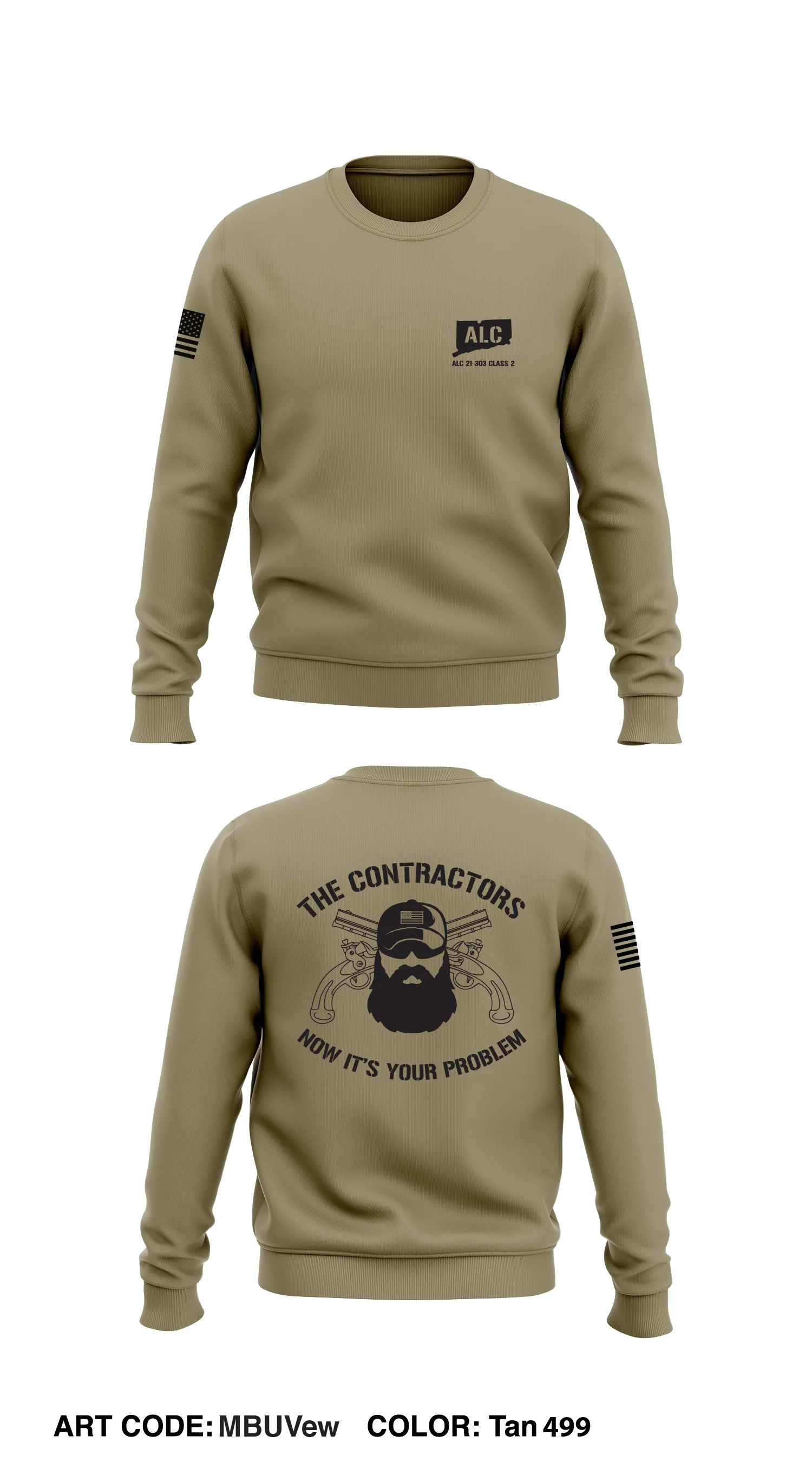ALC 21-303 Class 2 Store 1 Core Men's Crewneck Performance Sweatshirt - MBUVew