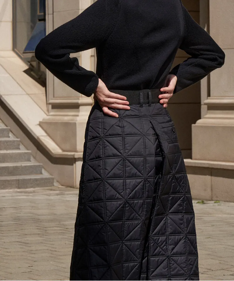 Anell Golf Basic Long Padded Skirt - Black