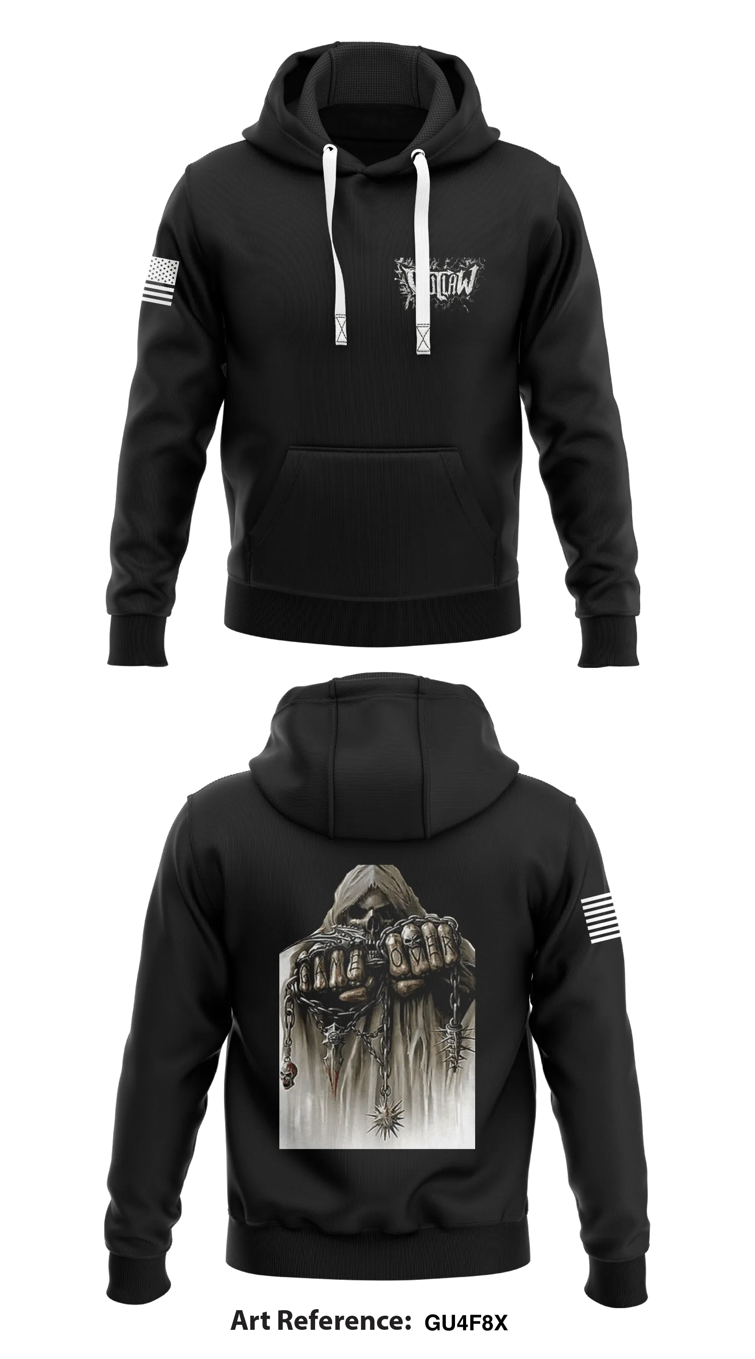 Ares Company Outlaws Store 1  Core Men's Hooded Performance Sweatshirt - gU4F8x