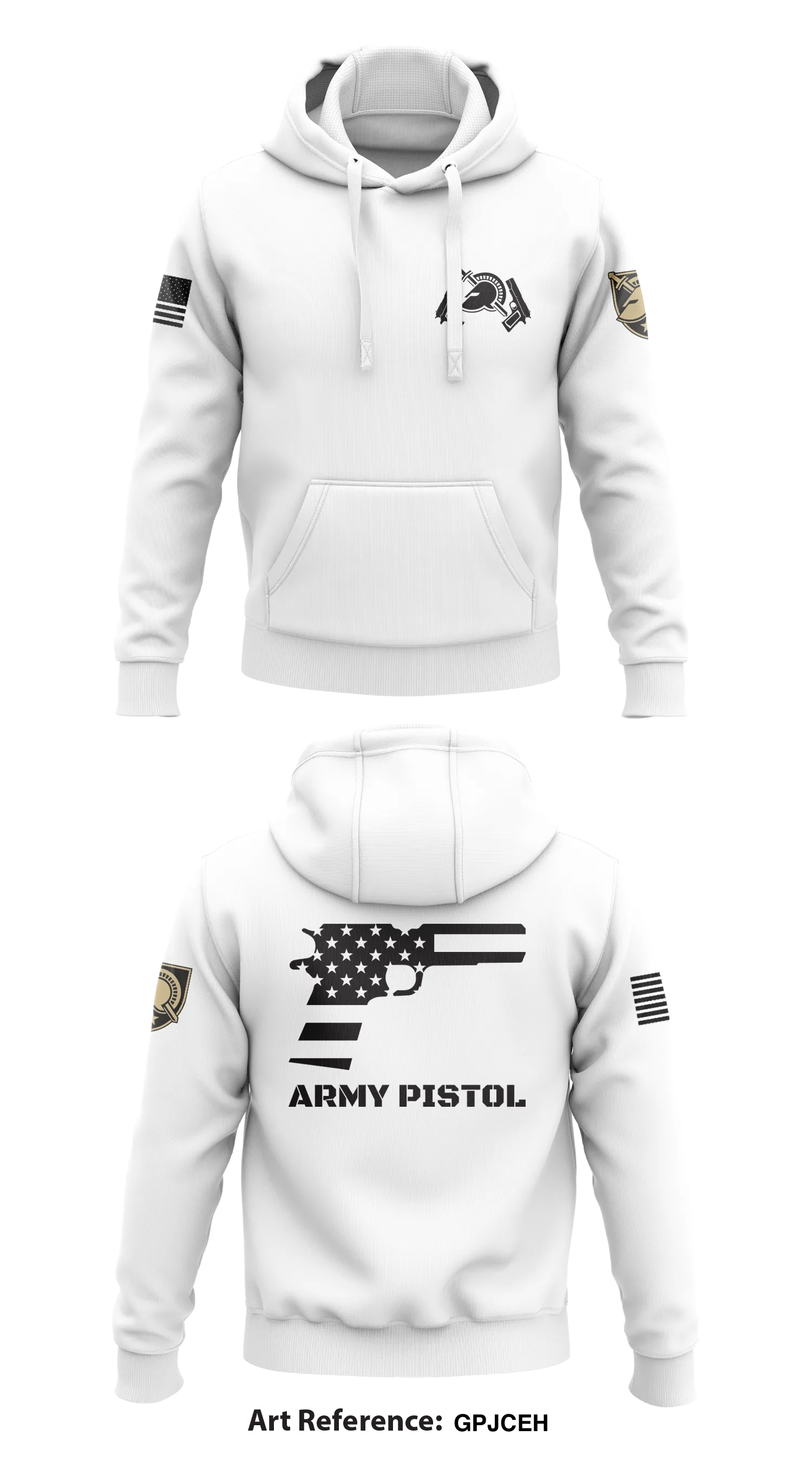 Army PistolArmy Pistol Store 1  Core Men's Hooded Performance Sweatshirt - GpJcEH
