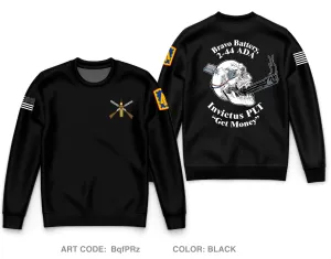 B BTRY, 2-44 ADA, 108th ADA BDE Core Men's Crewneck Performance Sweatshirt - BqfPRz