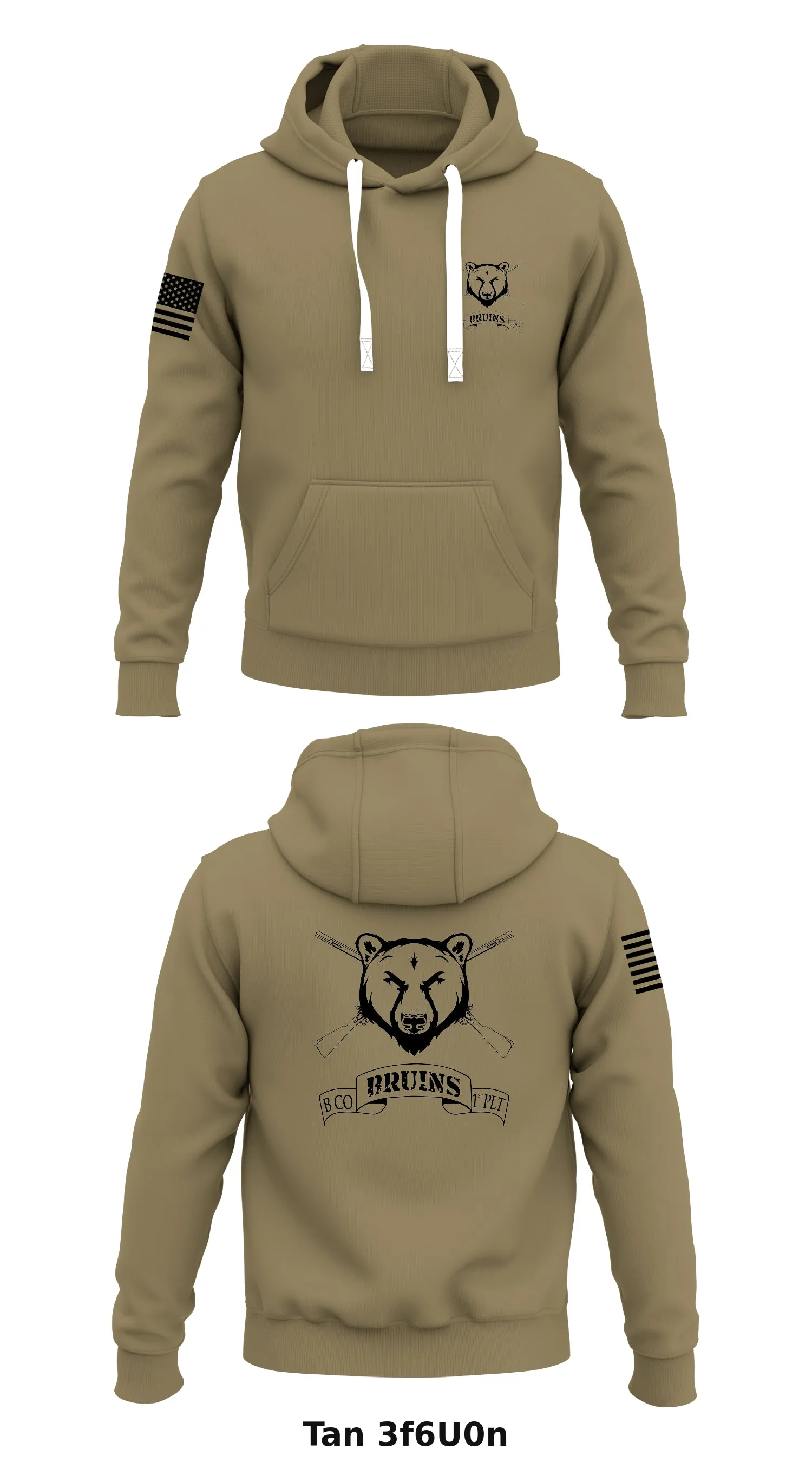 B Co, 2nd BN, 2nd IN REGT Store 1  Core Men's Hooded Performance Sweatshirt - 3f6U0n