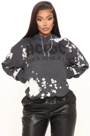 Back In Black ACDC Hoodie - Black/white