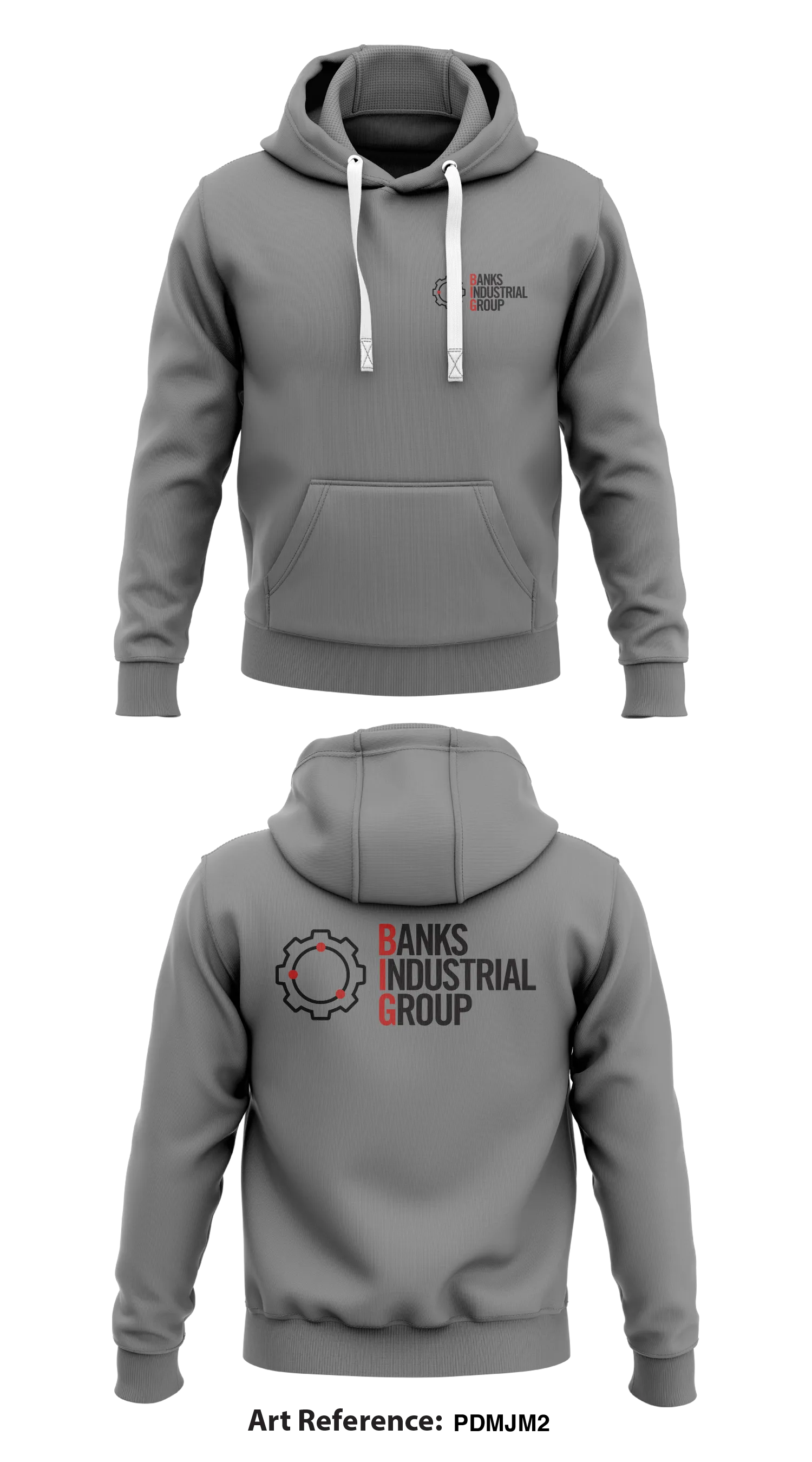 Banks Industrial Group  Core Men's Hooded Performance Sweatshirt - PdMJm2