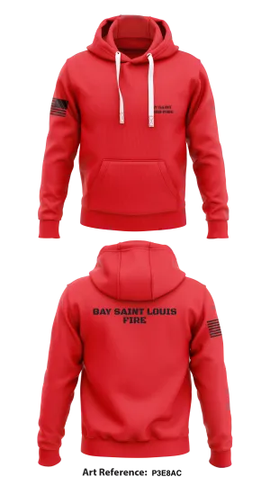 Bay Saint Louis Fire  Store 1  Core Men's Hooded Performance Sweatshirt - p3E8ac