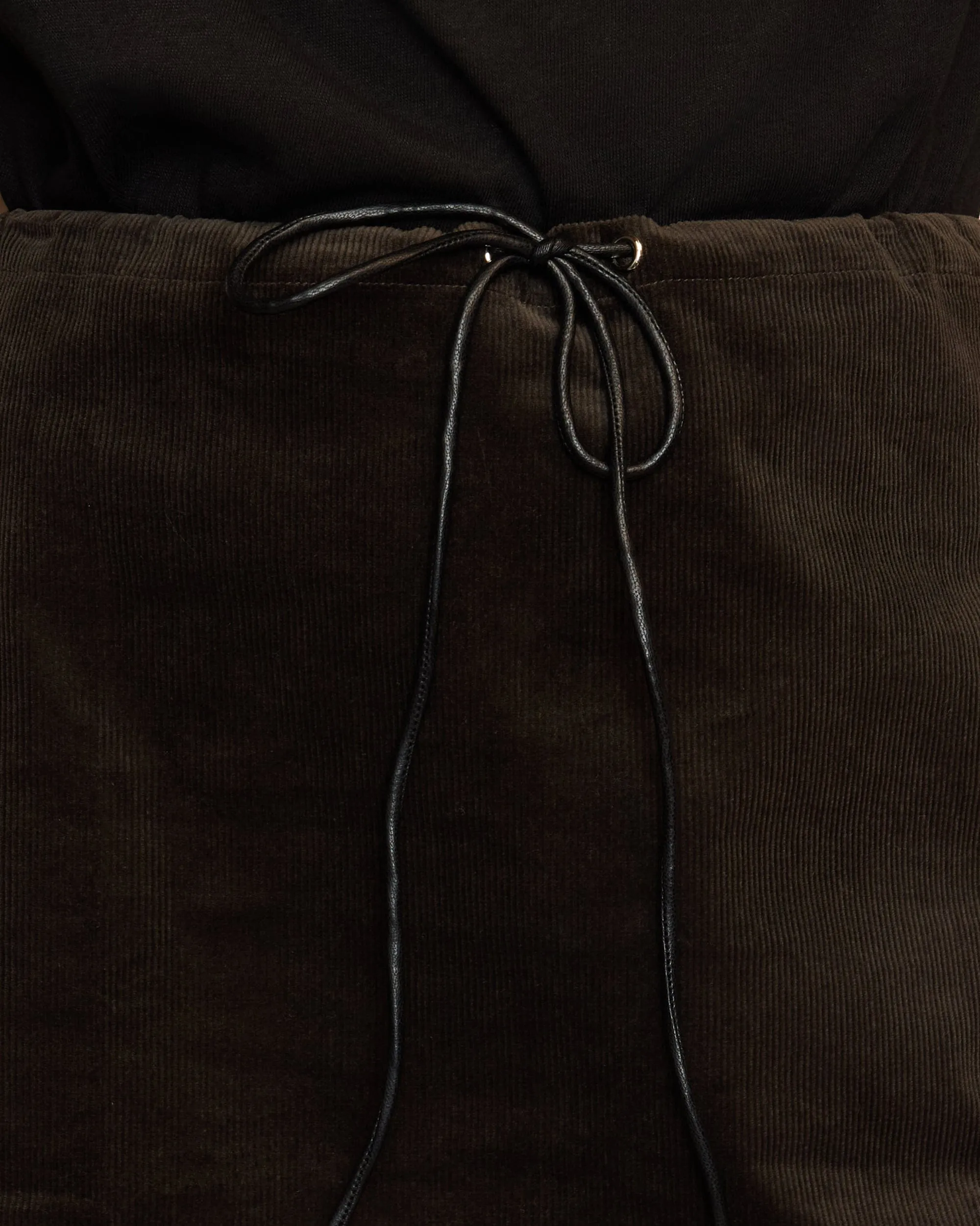 Bellamy Corduroy Tie-Waist Skirt