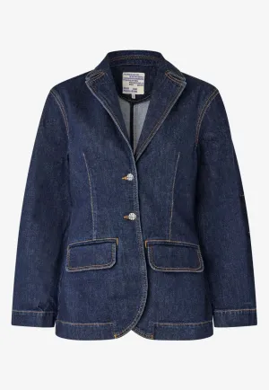 Birla Single-Breasted Denim Blazer