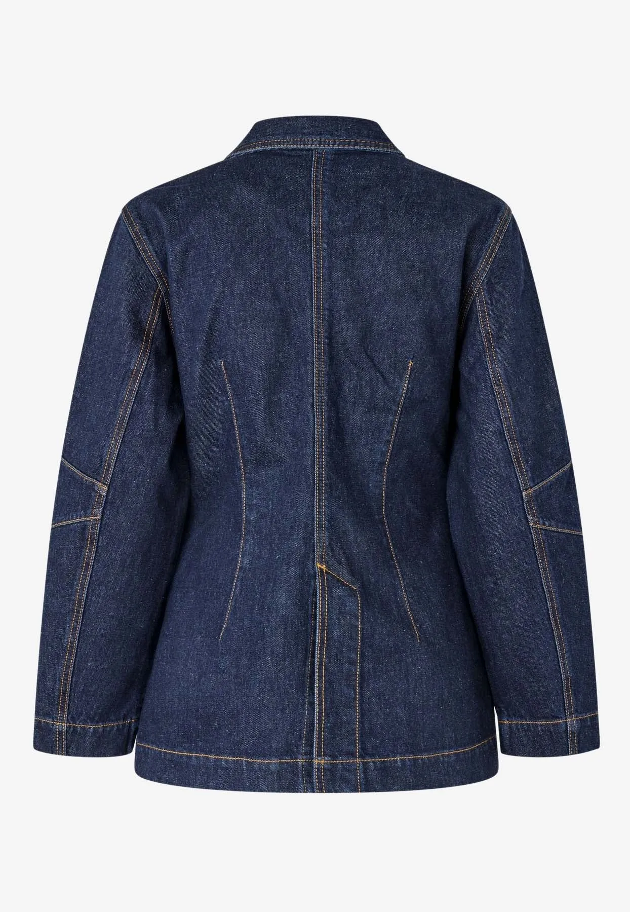 Birla Single-Breasted Denim Blazer