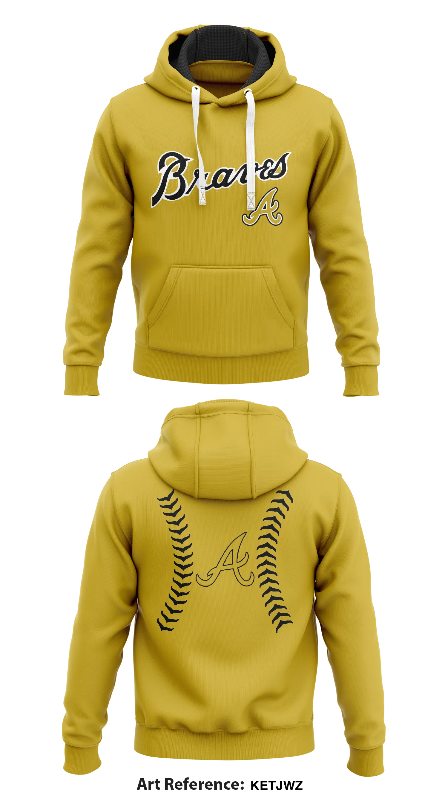 Braves Store 1  Core Men's Hooded Performance Sweatshirt - keTJwZ