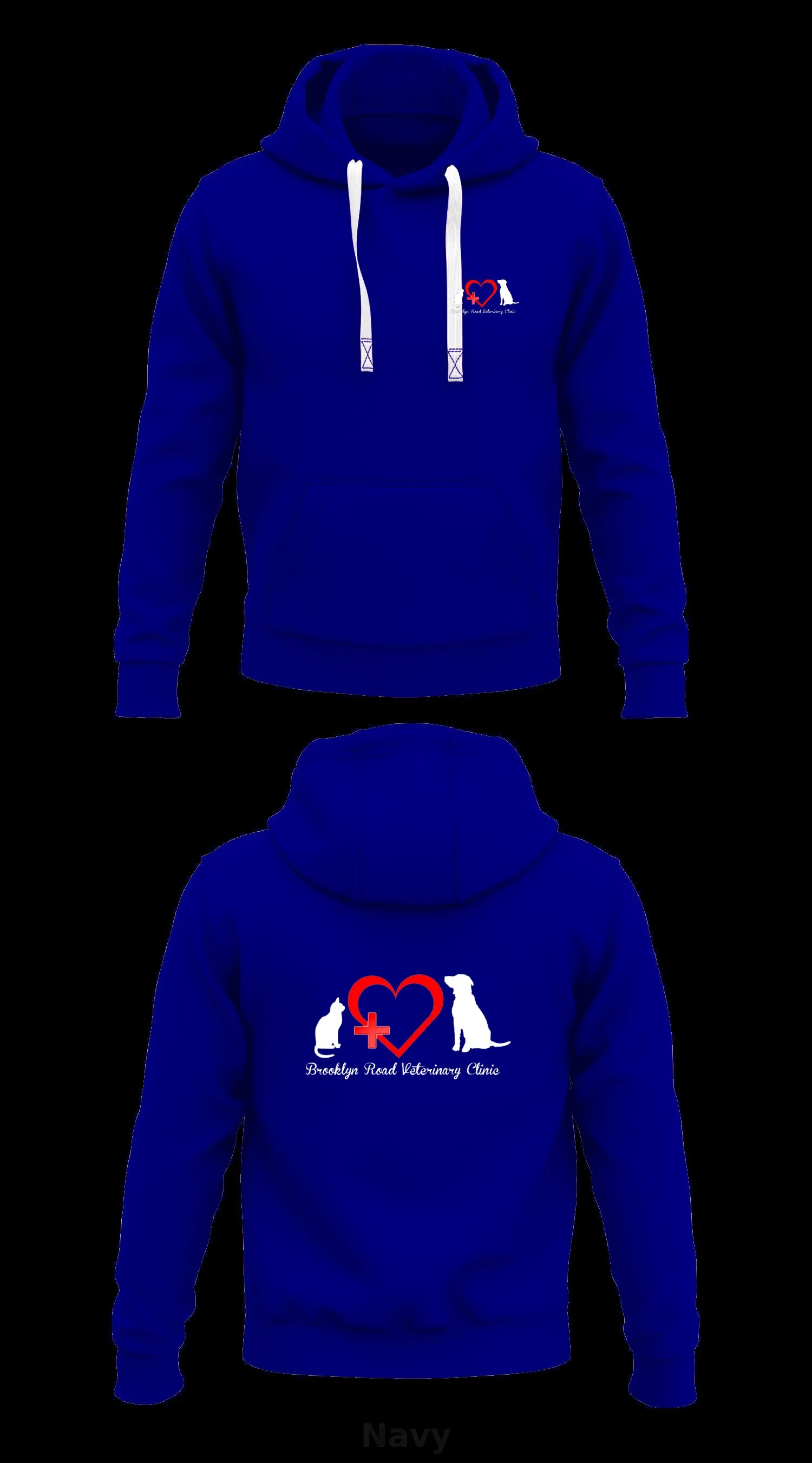 Brooklyn Road Veterinary Clinic  Store 1  Core Men's Hooded Performance Sweatshirt - 31055058568