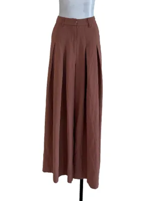 Brown Plain Culotte