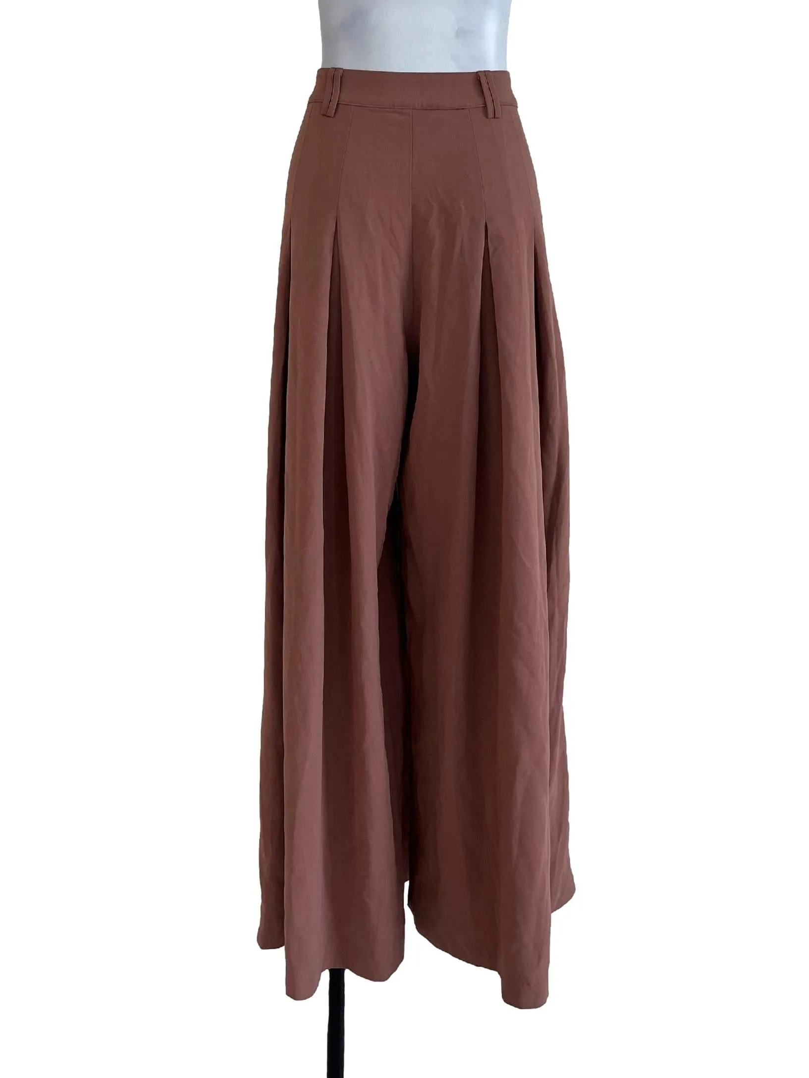 Brown Plain Culotte