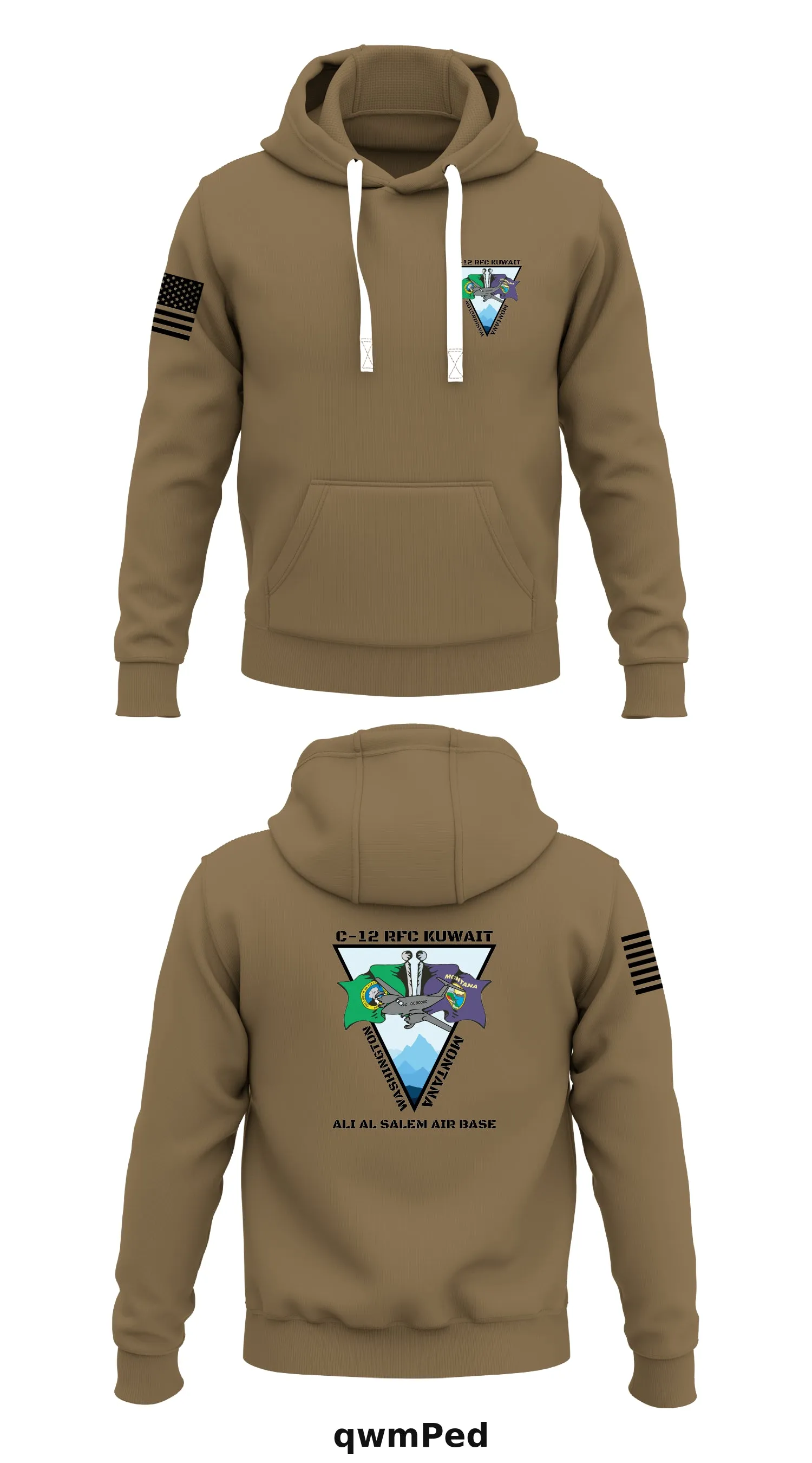 C-12 RFC Kuwait Store 1  Core Men's Hooded Performance Sweatshirt - qwmPed