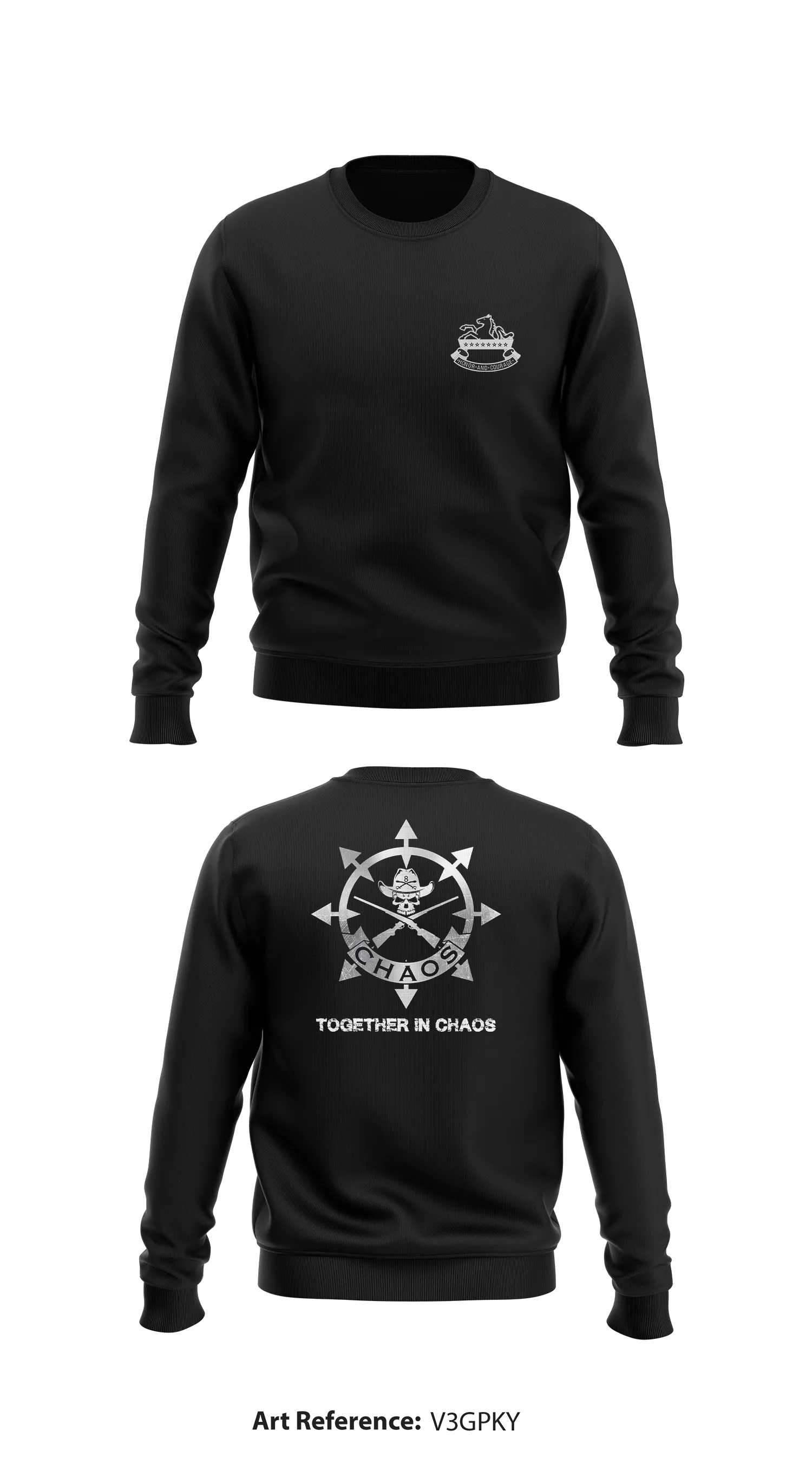 C Co, 3-8 CAV, 3 ABCT, 1 CD Store 1 Core Men's Crewneck Performance Sweatshirt - V3gpKY