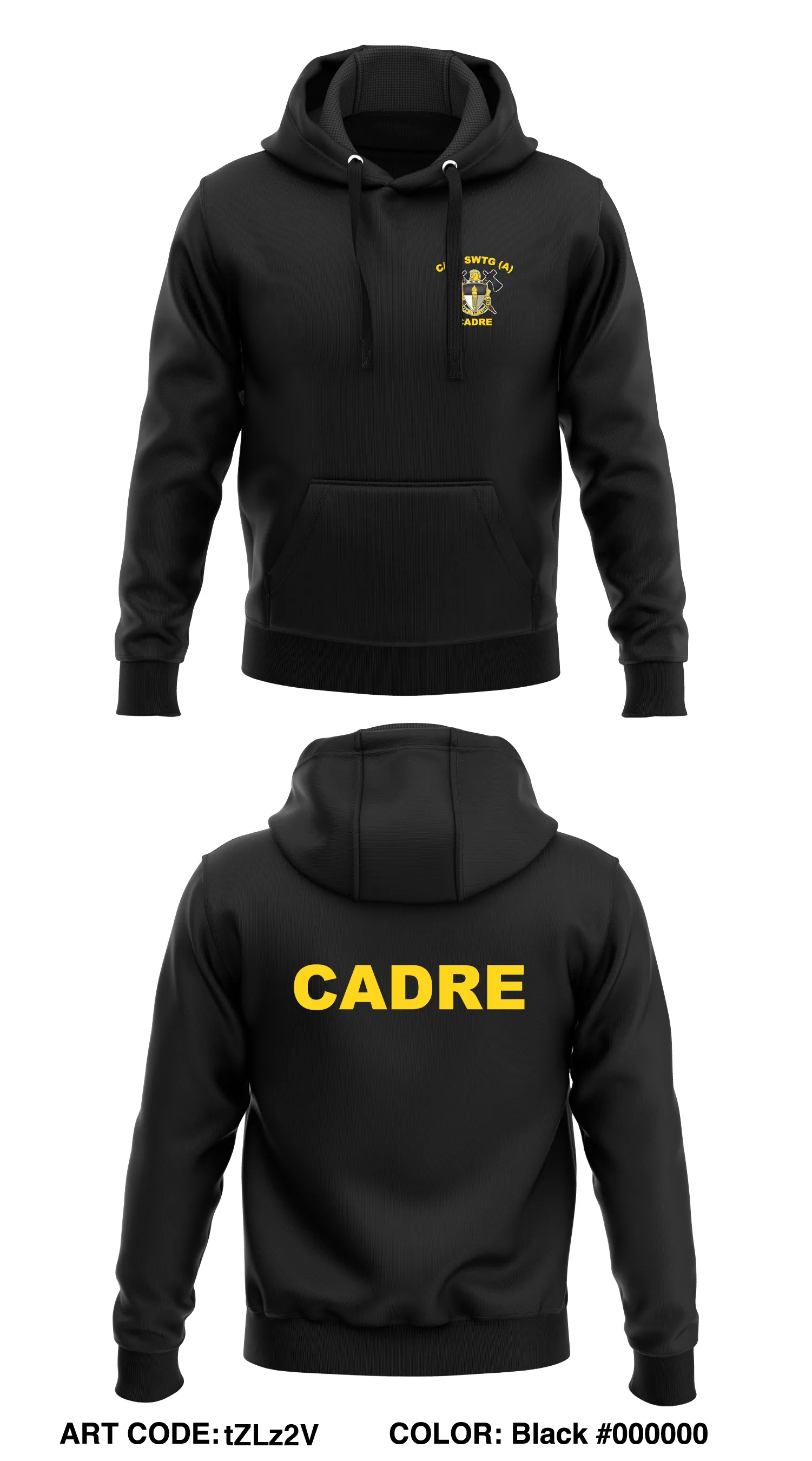C Co. 3rd BN 1st Special Warfare Training Group (Airborne)  Core Men's Hooded Performance Sweatshirt - tZLz2V