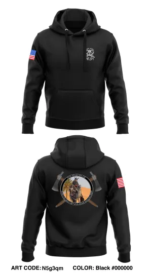 C Co. 92nd Civil Affairs  Core Men's Hooded Performance Sweatshirt - N5g3qm