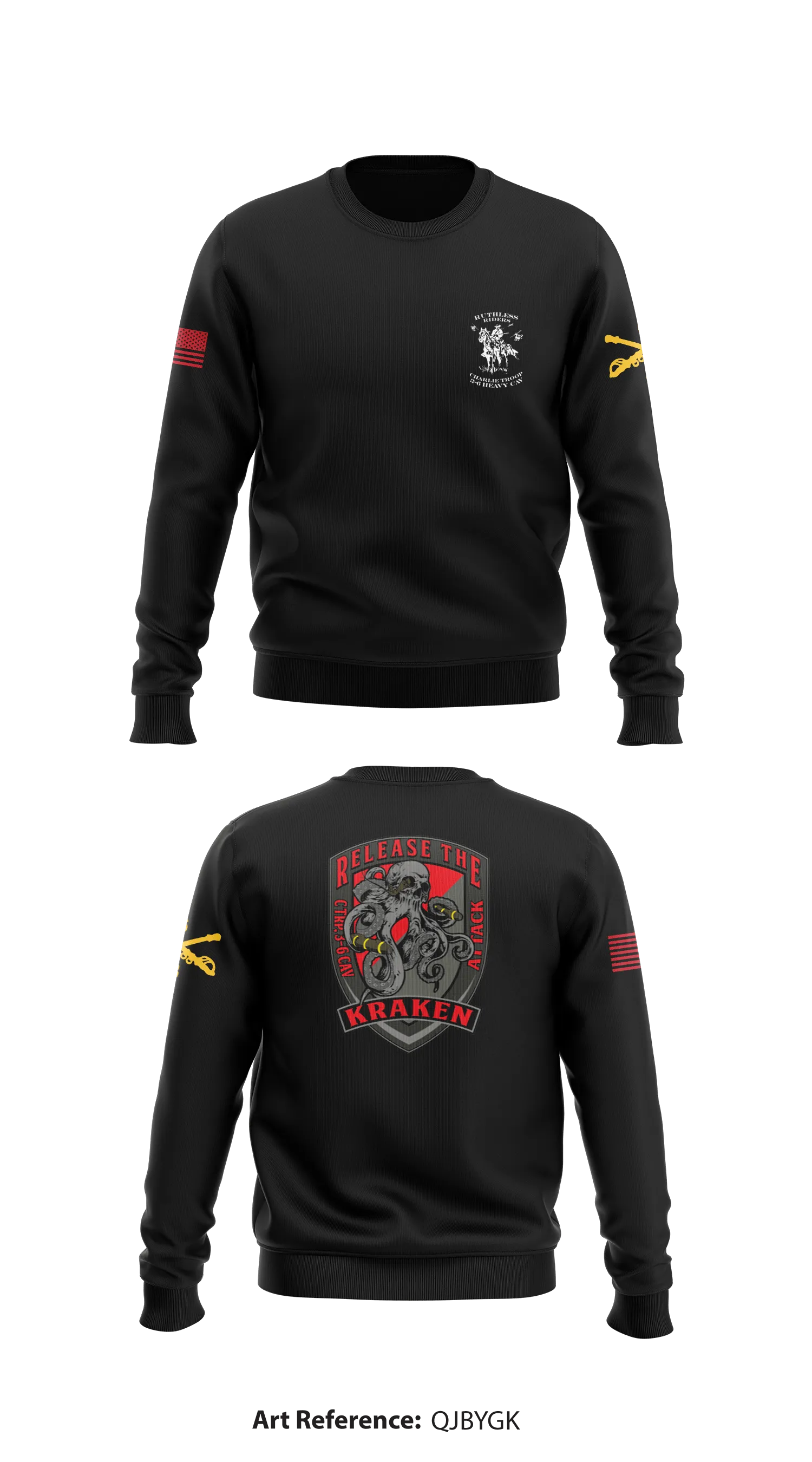 C-TROOp/TF Desert Knight/1AD CAB Core Men's Crewneck Performance Sweatshirt - qjbyGK