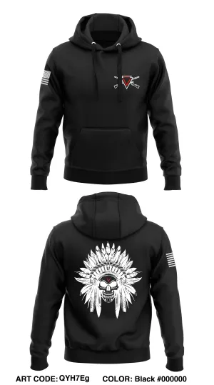 C TRP, 3/4 CAV, 3IBCT, 25th ID Store 1  Core Men's Hooded Performance Sweatshirt - QYH7Eg