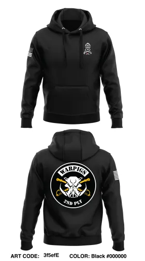 C Trp, 6-9th Cav, 3rd ABCT, 1st CD  Store 1  Core Men's Hooded Performance Sweatshirt - 3f5efE