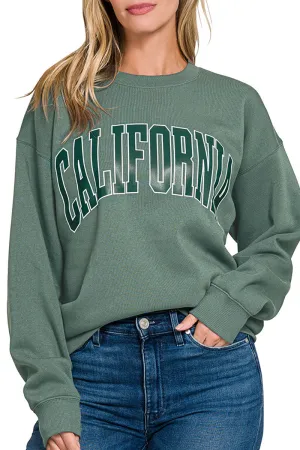 California Ash Jade Fleece Sweatshirt
