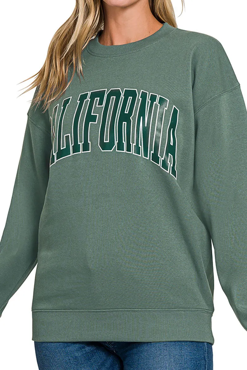 California Ash Jade Fleece Sweatshirt