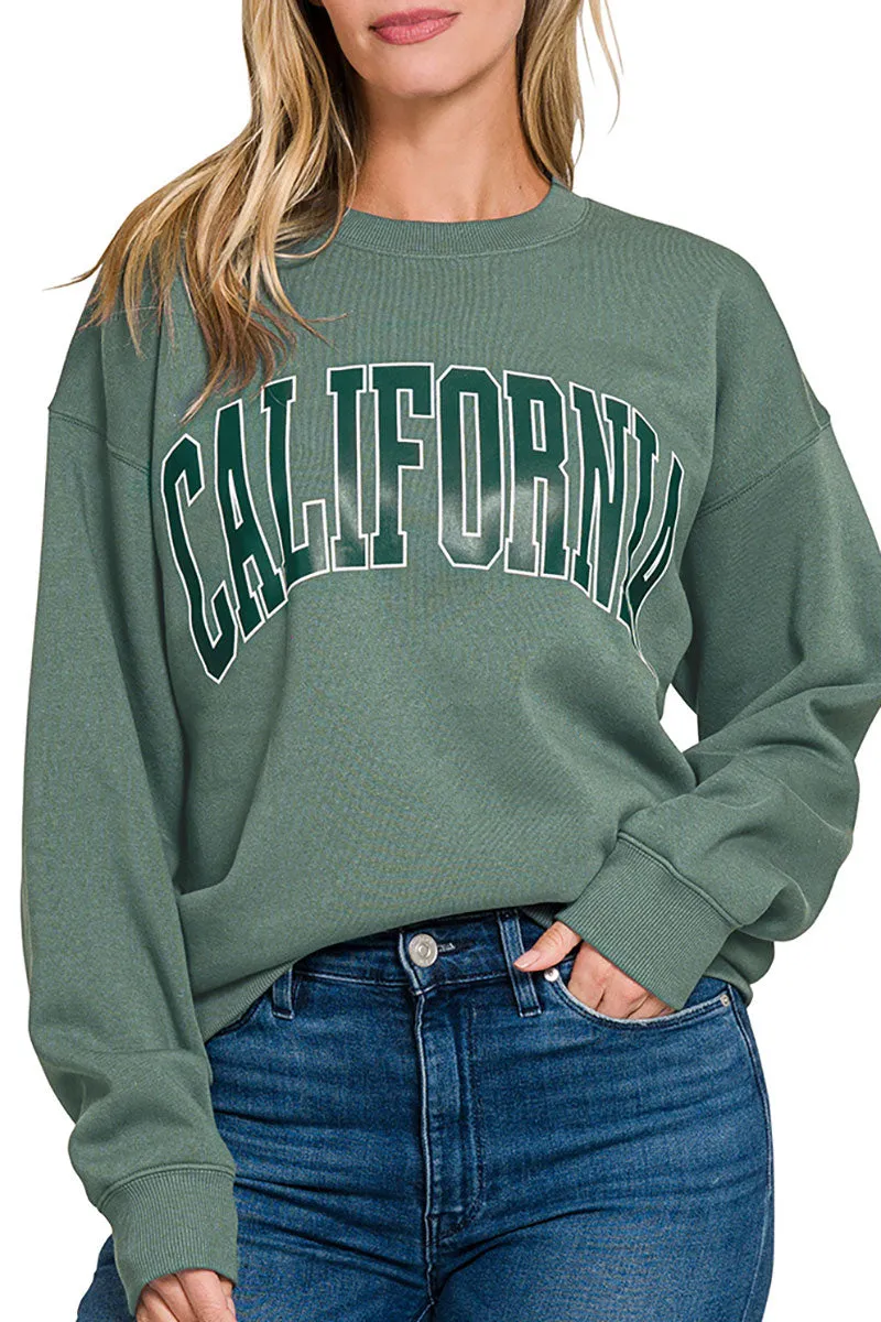 California Ash Jade Fleece Sweatshirt