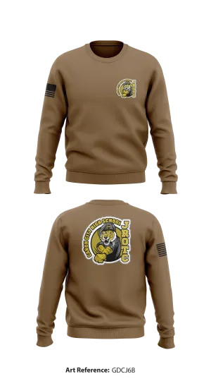 Canon City High School JROTC Store 1 Core Men's Crewneck Performance Sweatshirt - GDCj6B