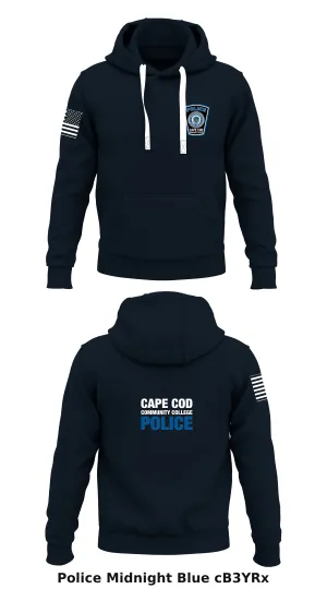 Cape Cod Community College Police Department Store 1  Core Men's Hooded Performance Sweatshirt - cB3YRx