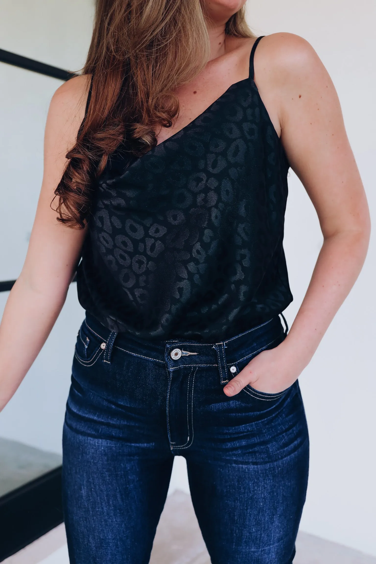 Capezio Cowl Neck Bodysuit - Black