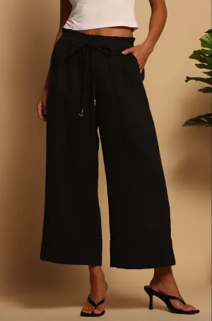 Caty Culotte Pant-Black