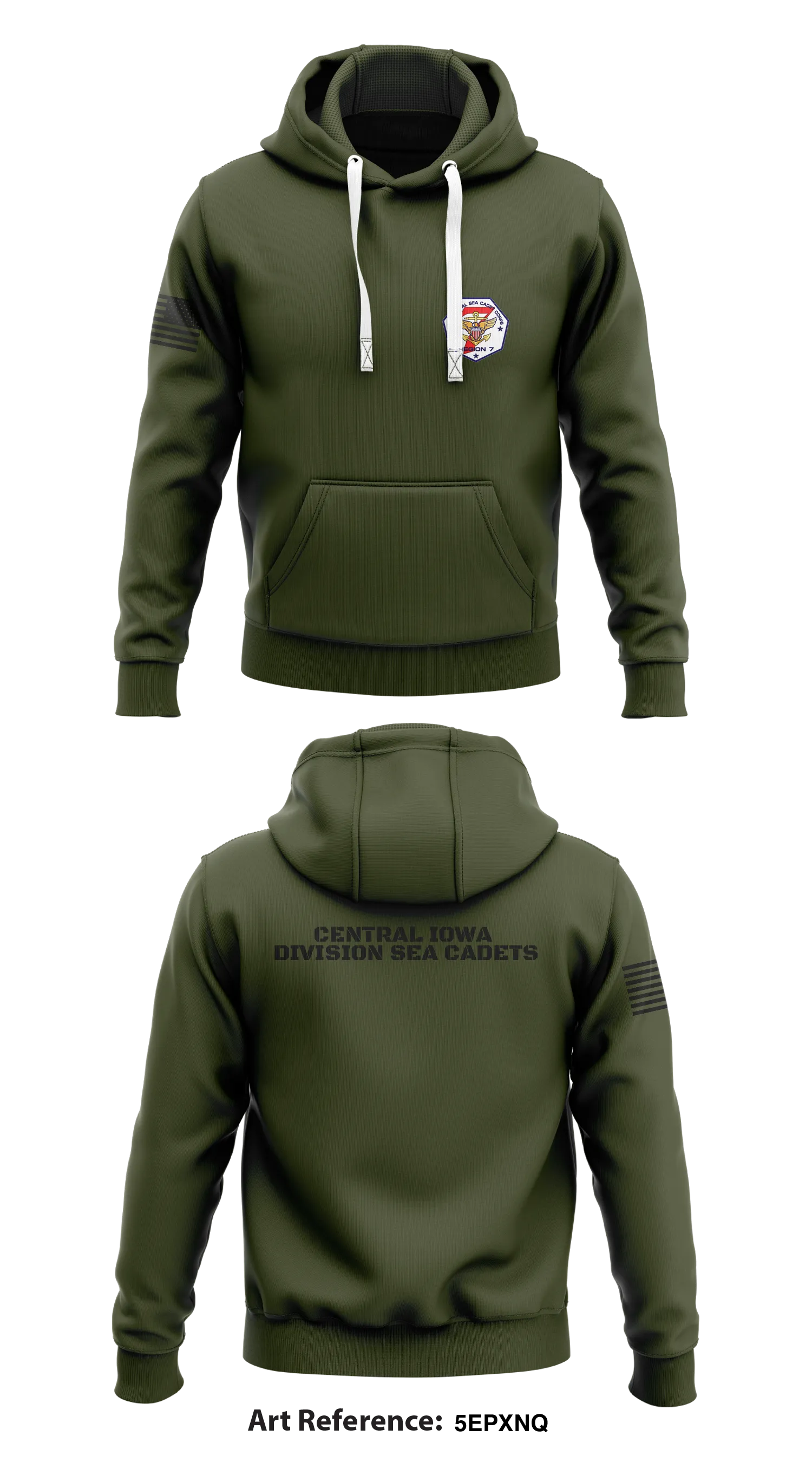 Central Iowa Division Sea Cadets Store 1  Core Men's Hooded Performance Sweatshirt - 5EPxnq