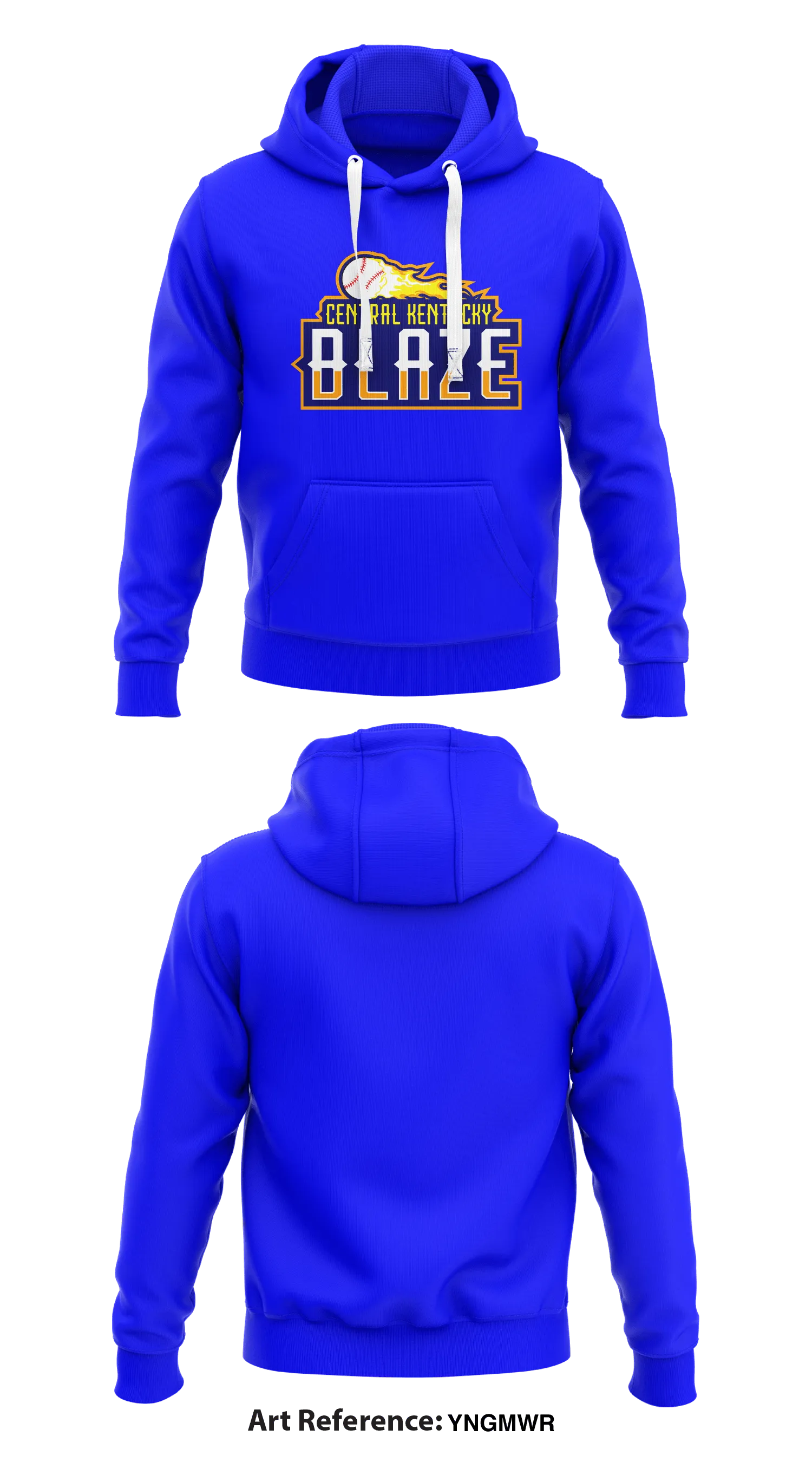 Central Kentucky Blaze Store 1  Core Men's Hooded Performance Sweatshirt - YnGMWr
