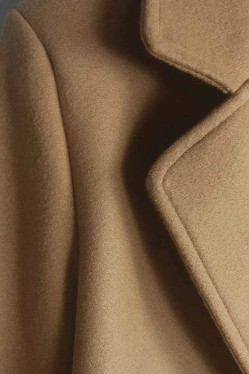Chicindress Loose Thick Solid Color Coat