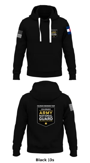 Colorado National Guard Endurance Team Store 1  Core Men's Hooded Performance Sweatshirt - )3s