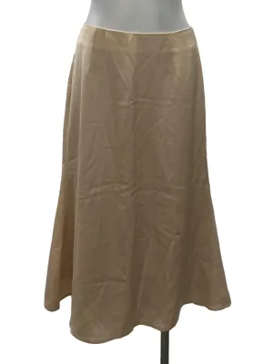 Cream Satin Skirt