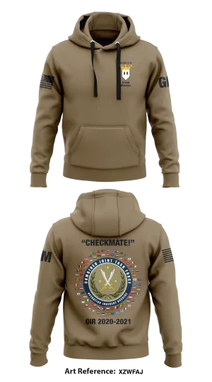 Crew 34, DET 3, 1st Space BDE Store 1  Core Men's Hooded Performance Sweatshirt - xzwFaj