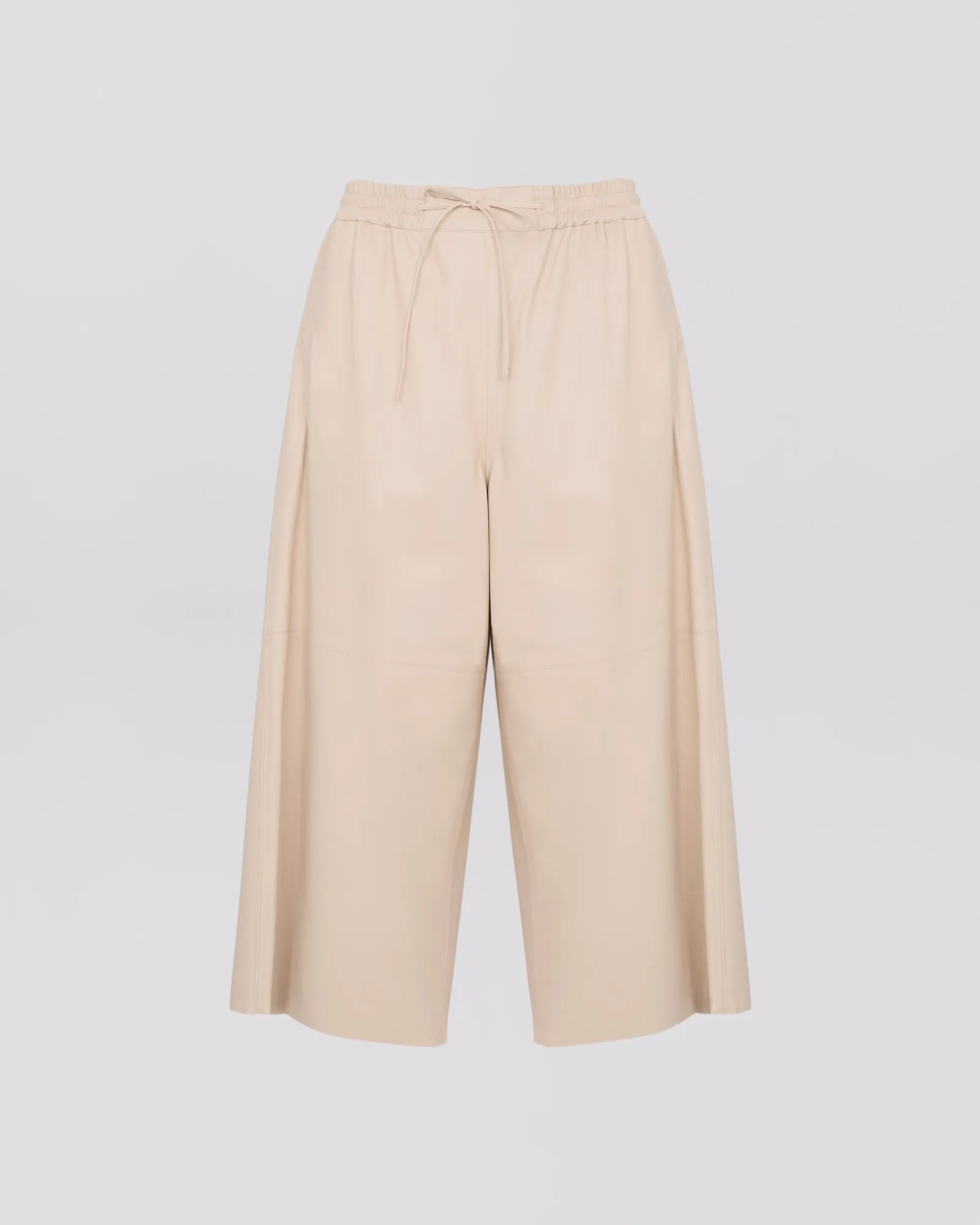 Culottes in fine lambskin leather