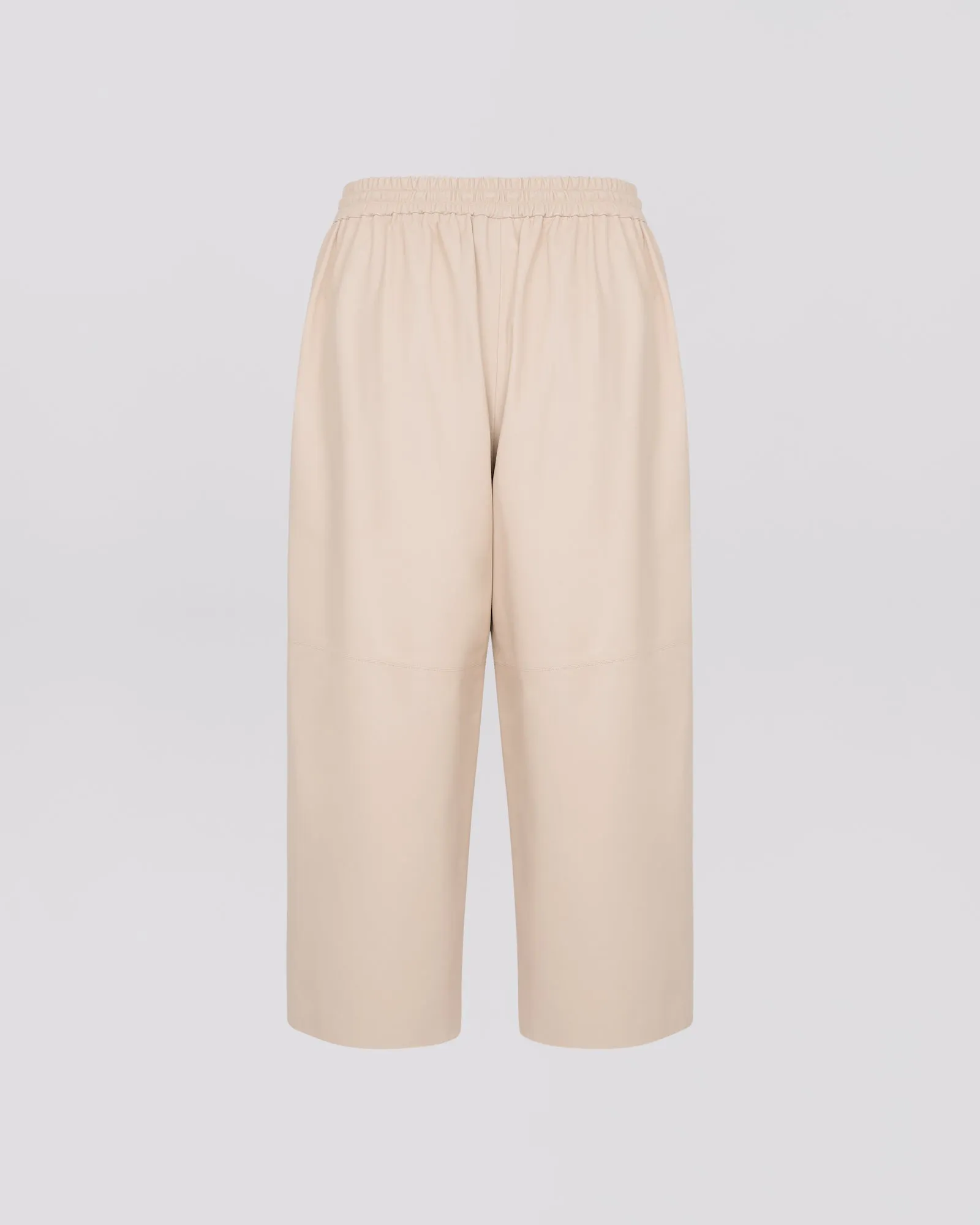 Culottes in fine lambskin leather