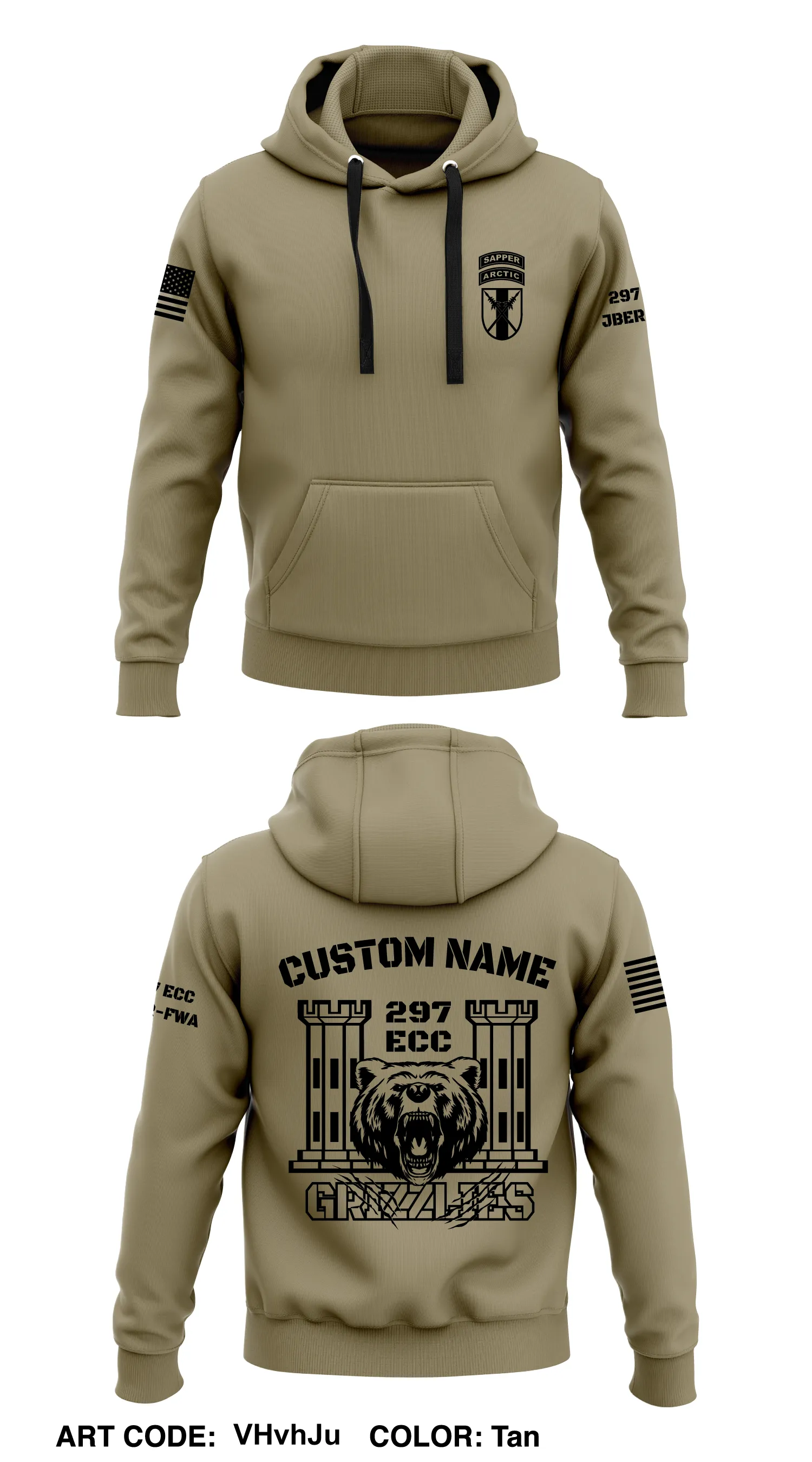 CUSTOM 297 ECC  Core Men's Hooded Performance Sweatshirt - VHvhJu